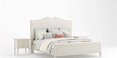 MY-M3004床1.8米+MY-M3002床頭柜