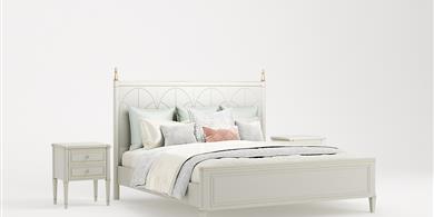 MY-M3005床1.8米+MY-M3002床頭柜