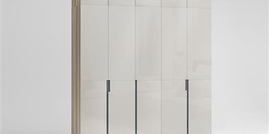 SH-A3001立柜(五門400)+SH-A3001頂柜(五門400)