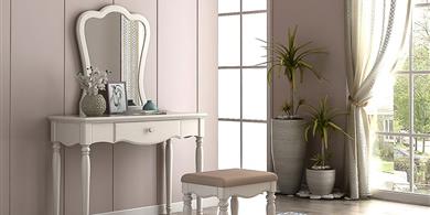 SH-M1601妝臺(tái)(含妝凳)