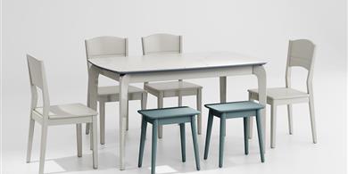 SH-A3001餐桌+SH-A3001餐椅+SH-3001獨(dú)凳